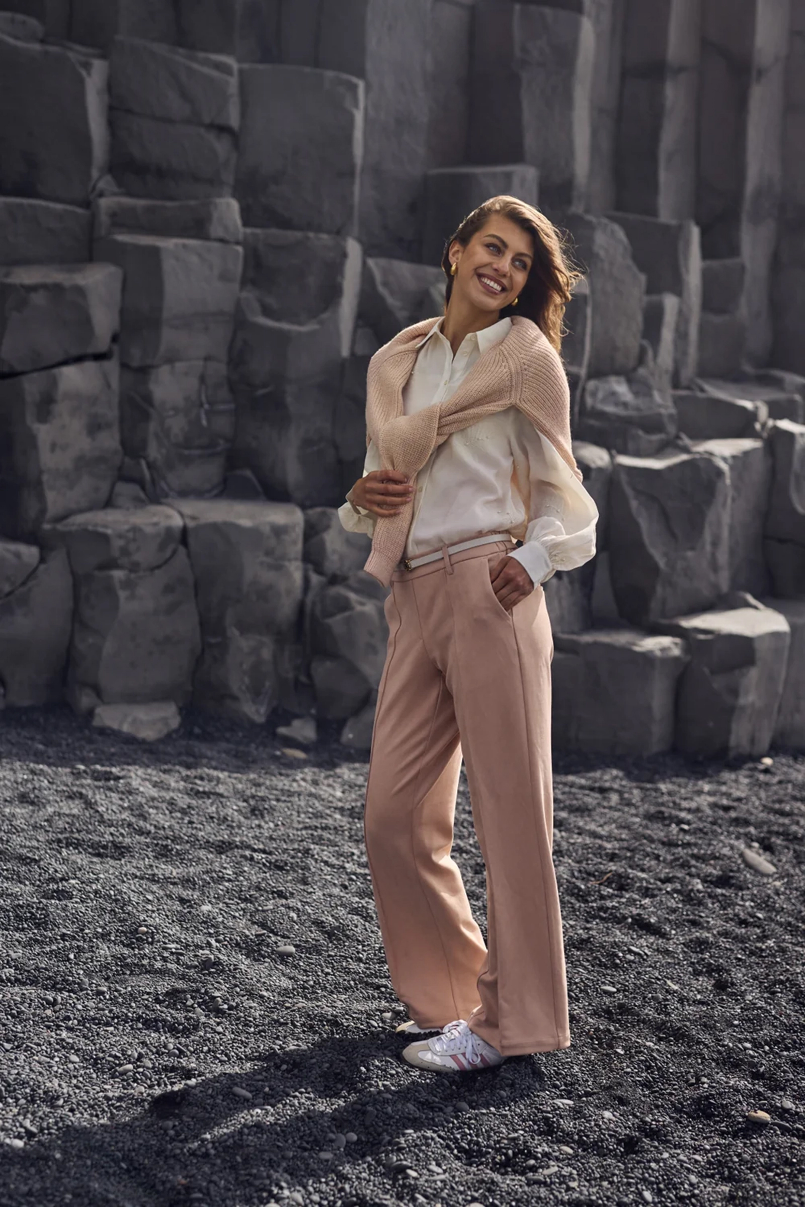 Dames broek rose