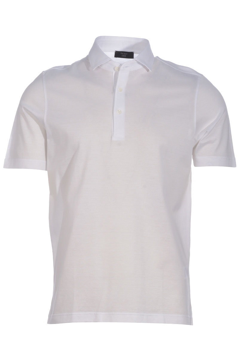 Per Venti Heren polo korte mouw Wit-1 1