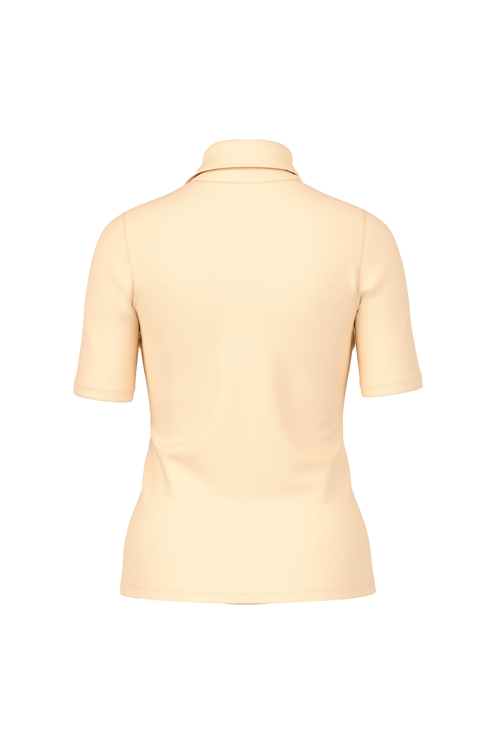 Dames t-shirt korte mouw ecru