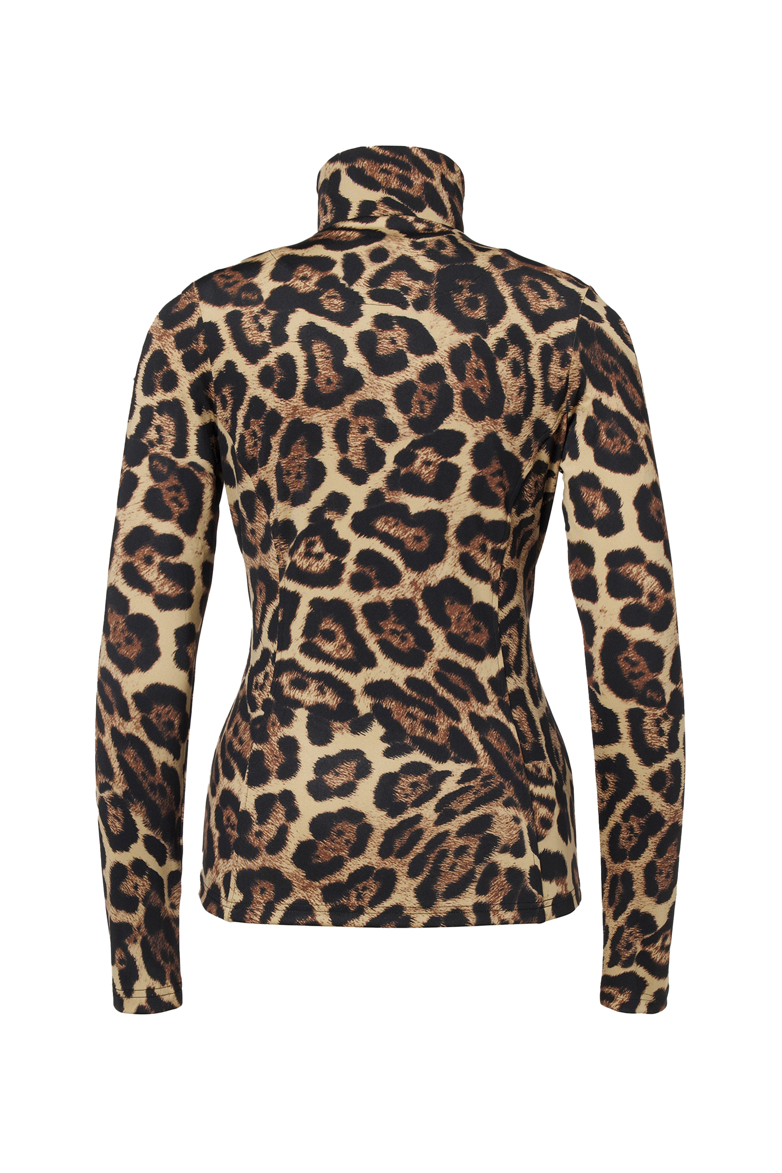 Wintersport dames pully+rits bruin