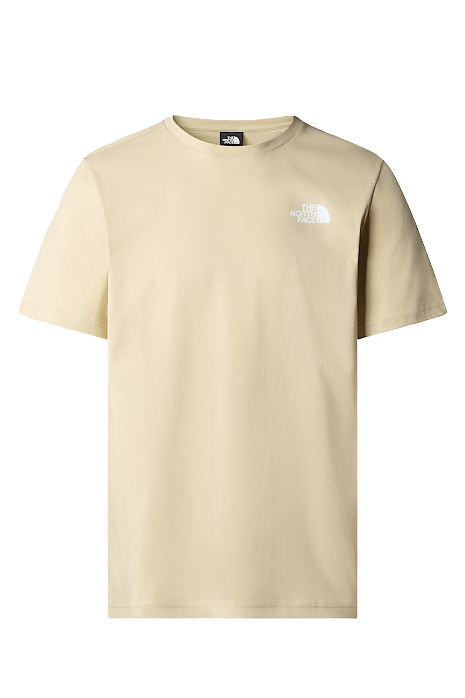 Casual heren t-shirt km ecru