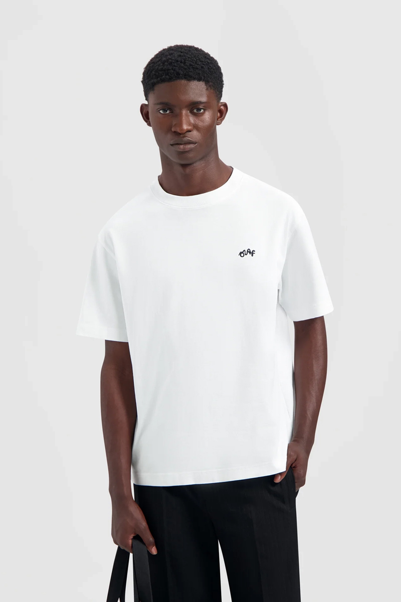 Heren t-shirt kortemouw wit