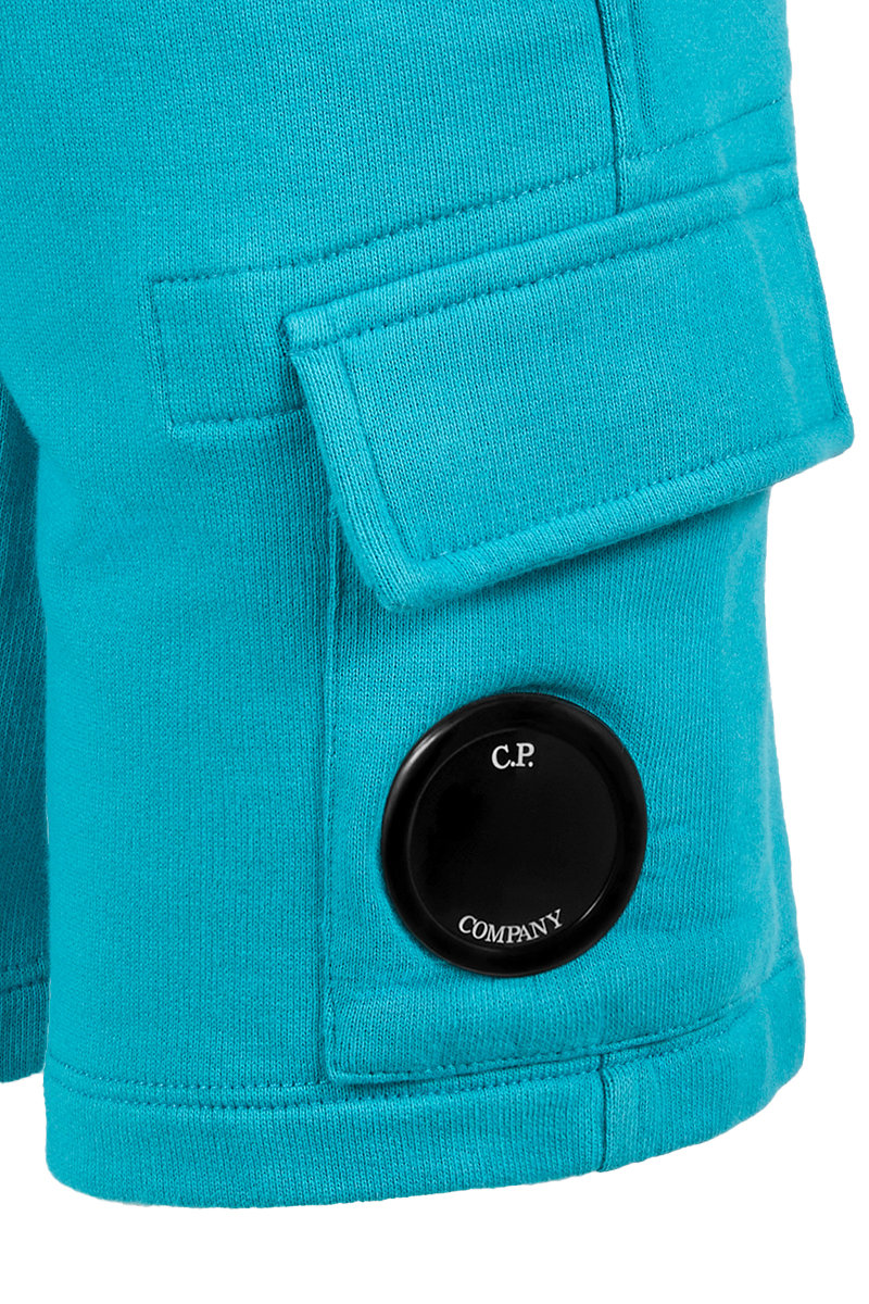 C.P. Company basic fleece cargo shorts Blauw-1 2