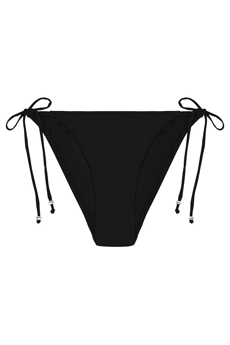 Bad/beach dames bikini slip zwart