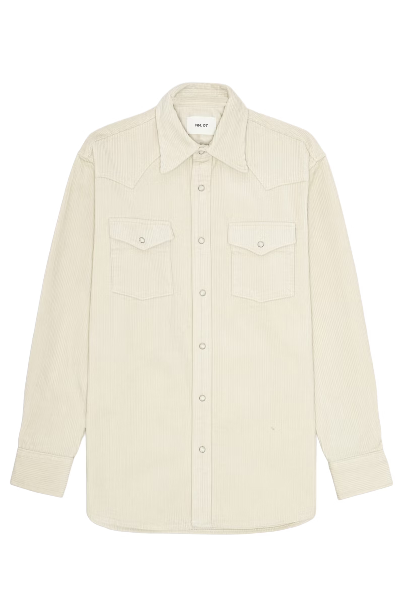 Heren overhemd lm casual ecru