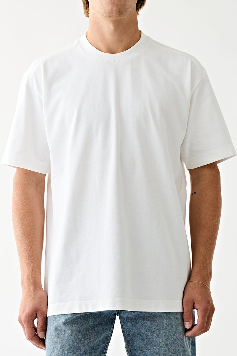 Heren t-shirt kortemouw wit