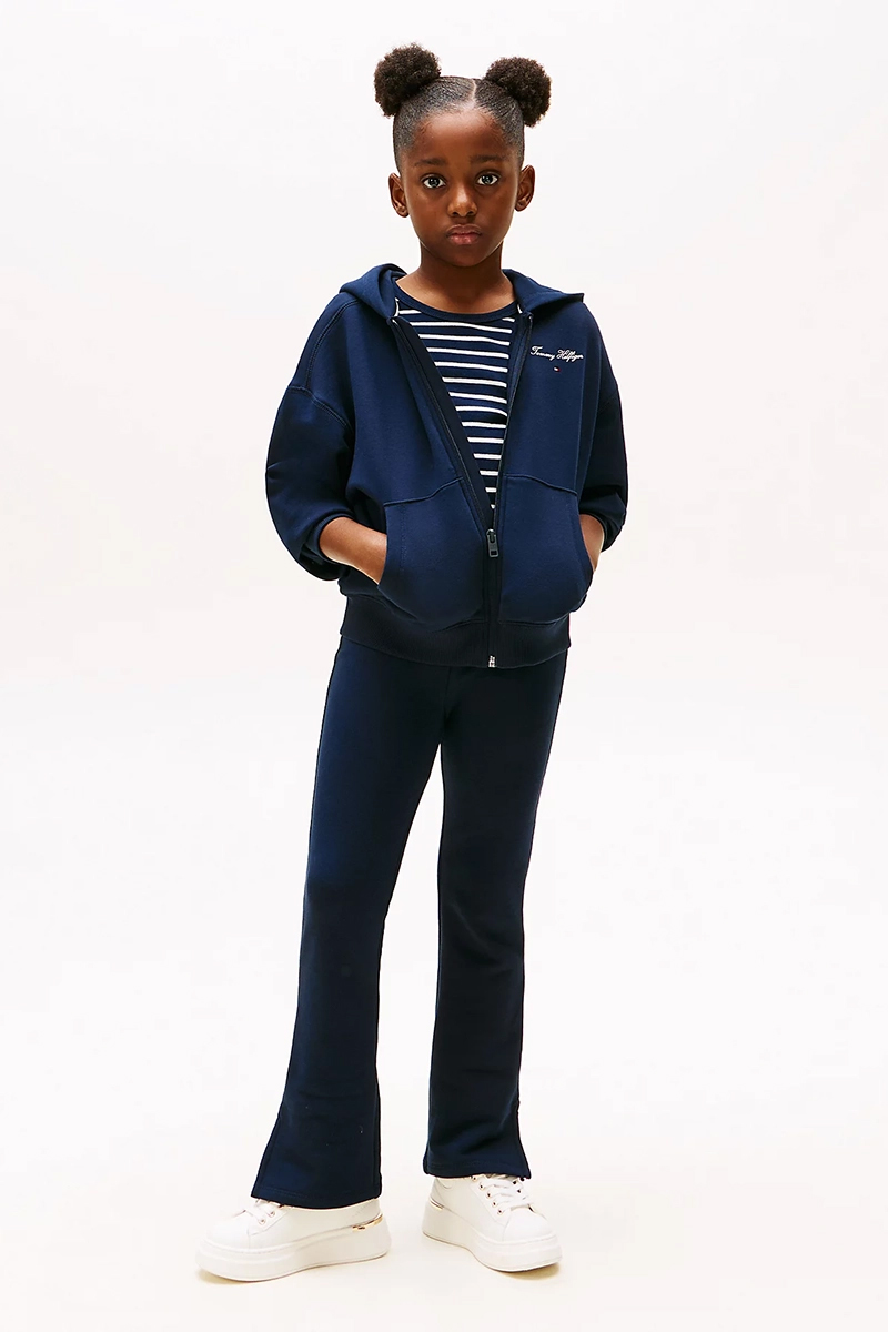 Tommy Hilfiger Varsity flare legging Blauw-1 2