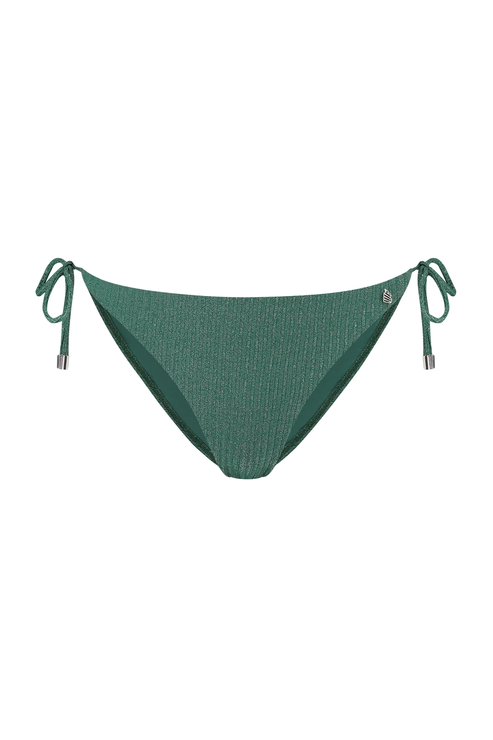 Bad/beach dames bikini slip groen