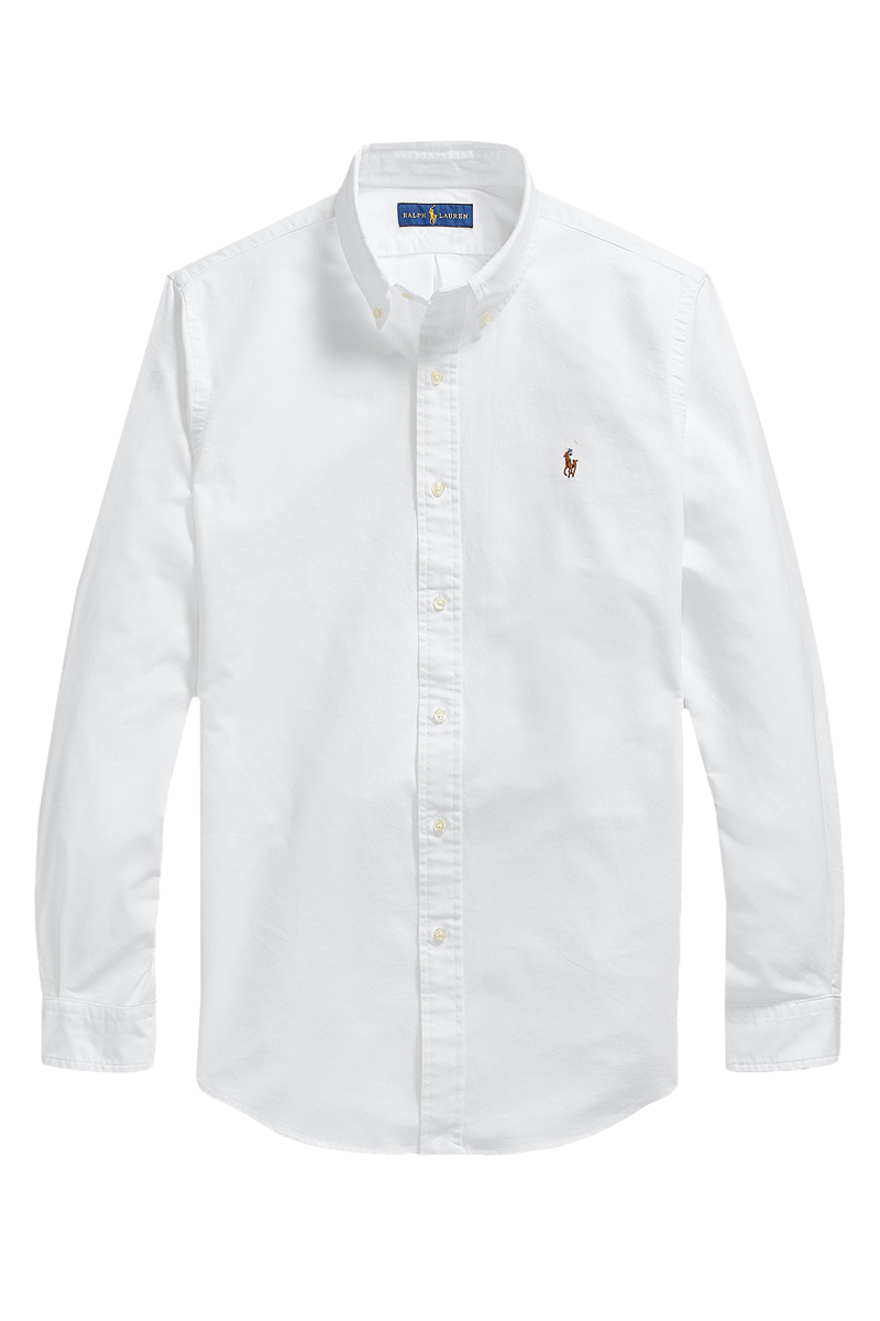 Heren overhemd lm casual wit