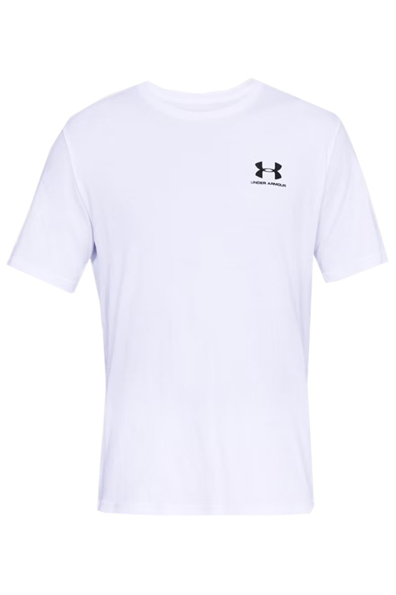 Casual heren t-shirt km wit
