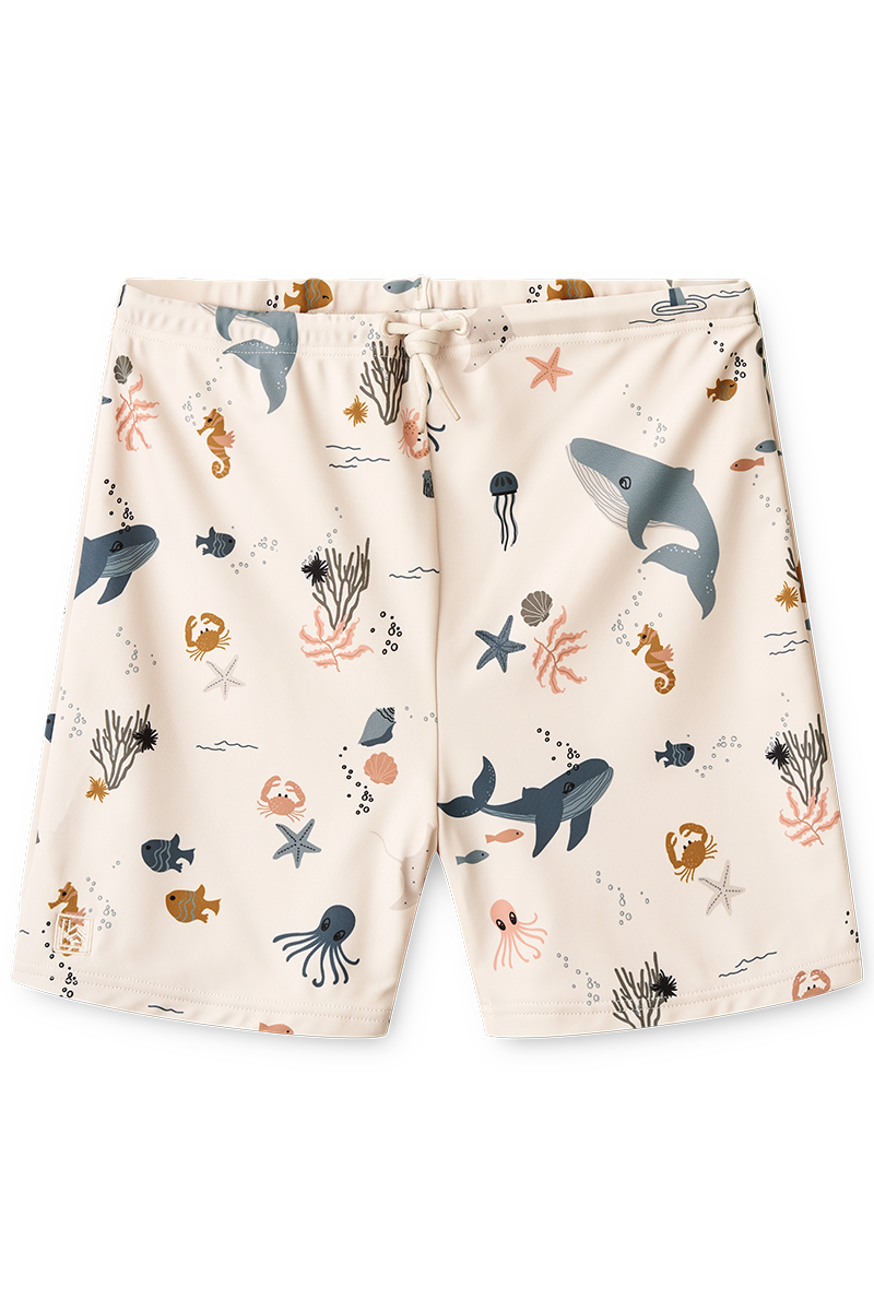 Bad/beach jongens zwemshort ecru