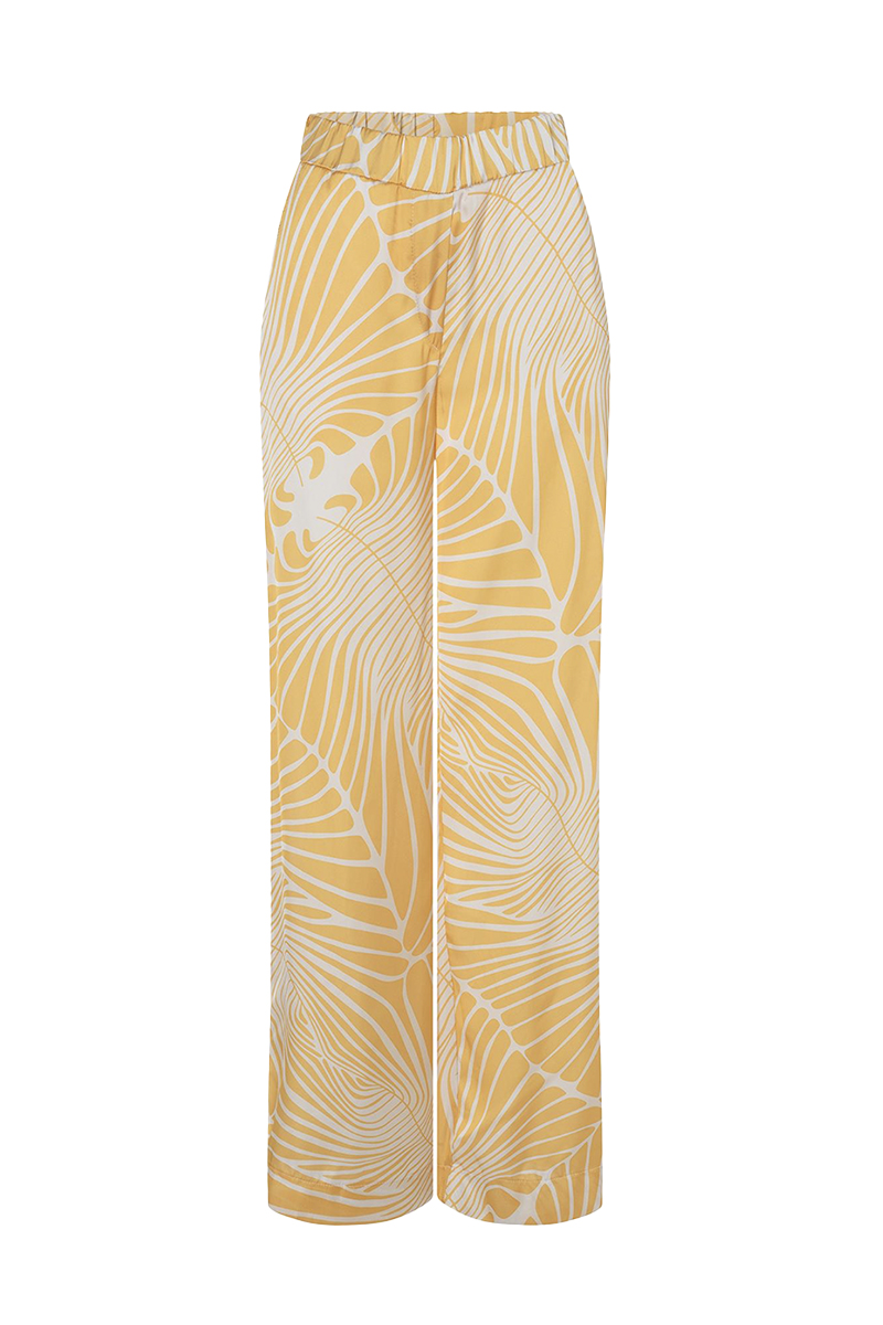 Dames broek geel
