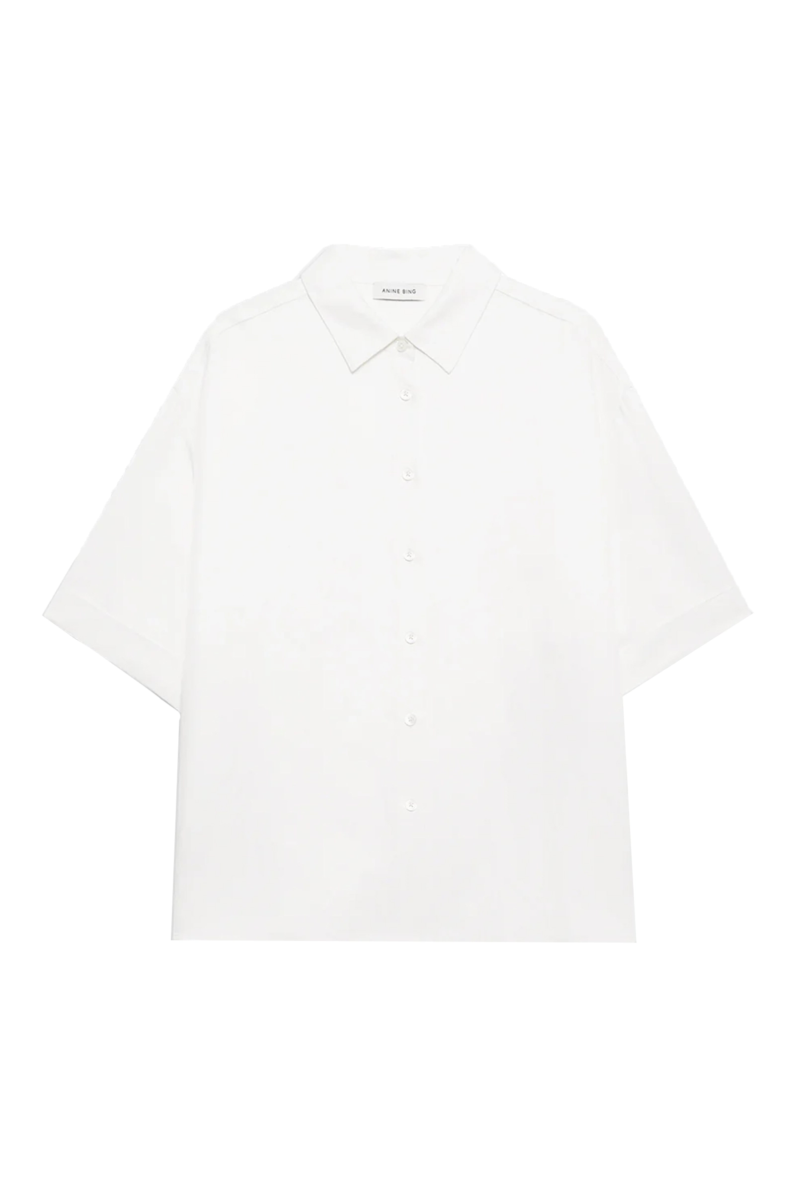 Anine Bing Coco shirt Ecru-1 1