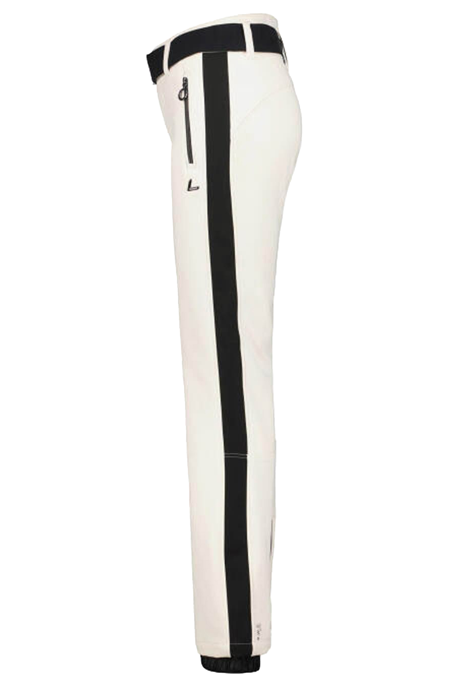 Wintersport dames strechbroek wit