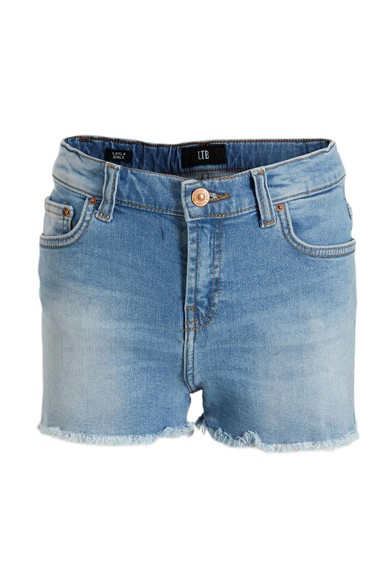 Meisjes short blauw