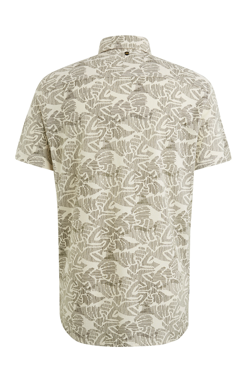 Heren overhemd km casual ecru