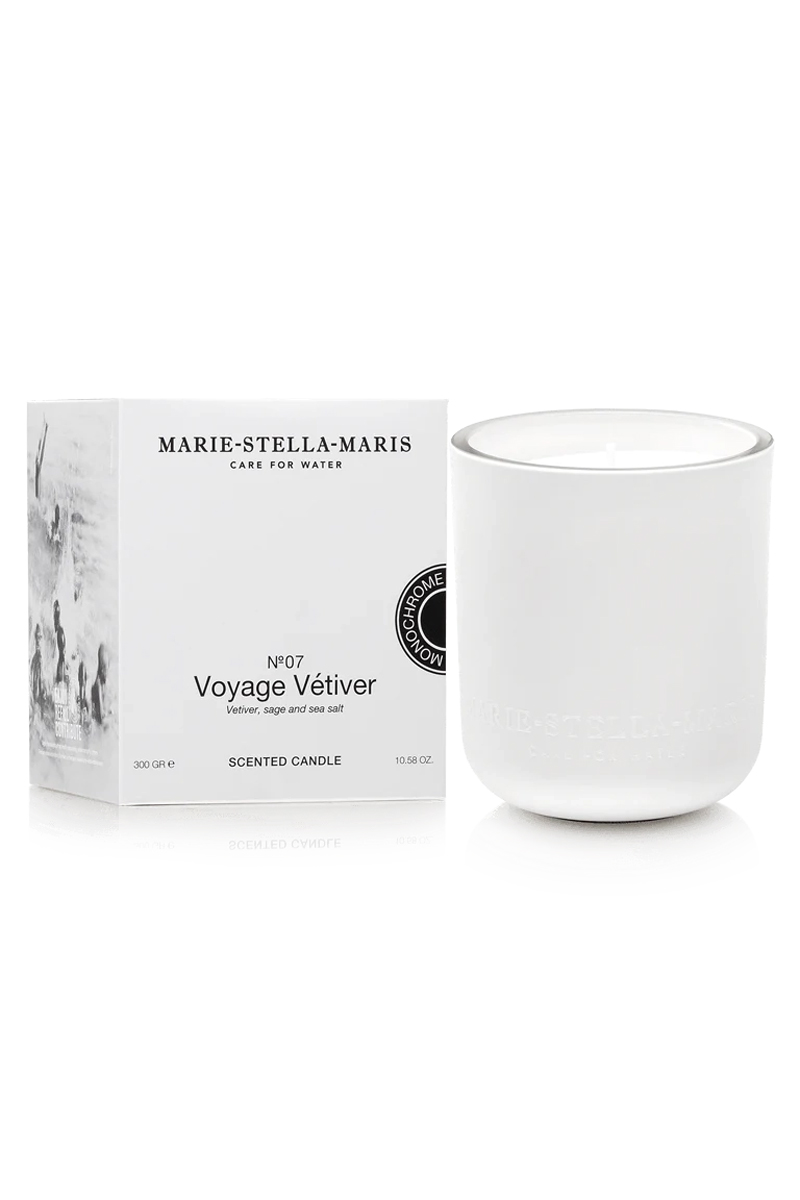 Marie Stella Maris Scented Candle Voyage Vétiver 300 gr Monochrome Edition Diversen-4 3