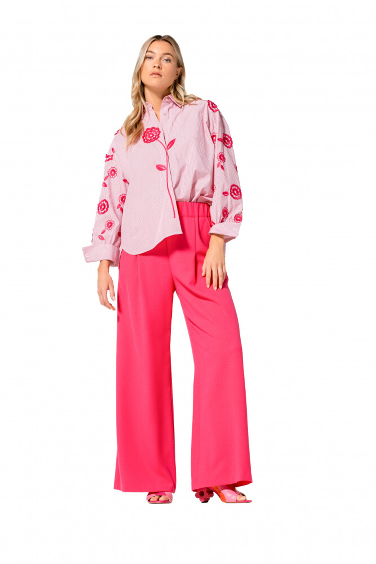 Dames broek rose
