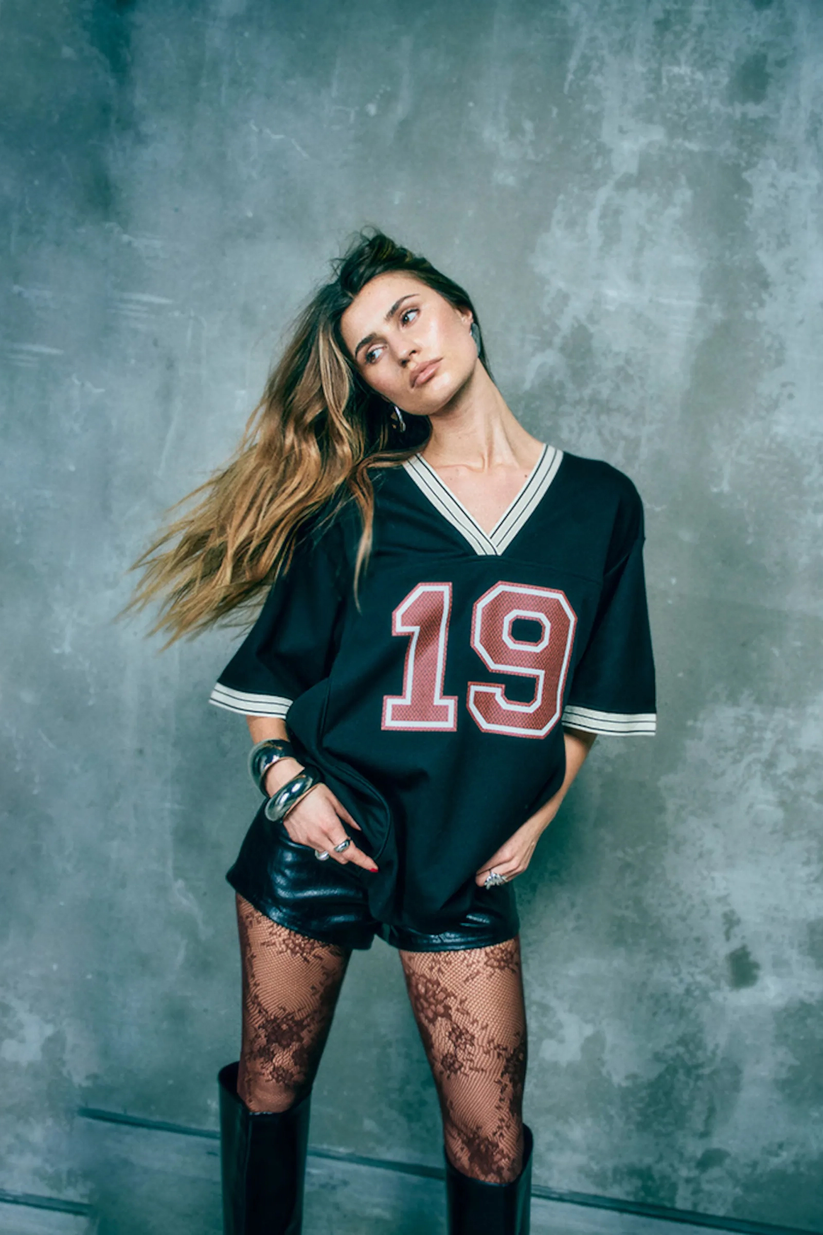 Dames t-shirt korte mouw zwart