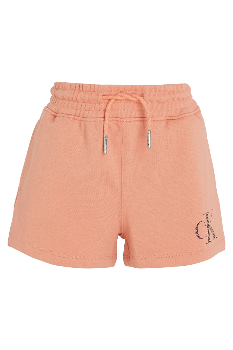 Calvin Klein Iridescent ck logo shorts Oranje-1 1