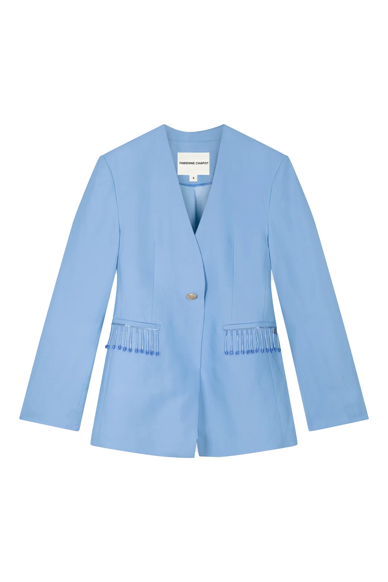 Dames blazer blauw