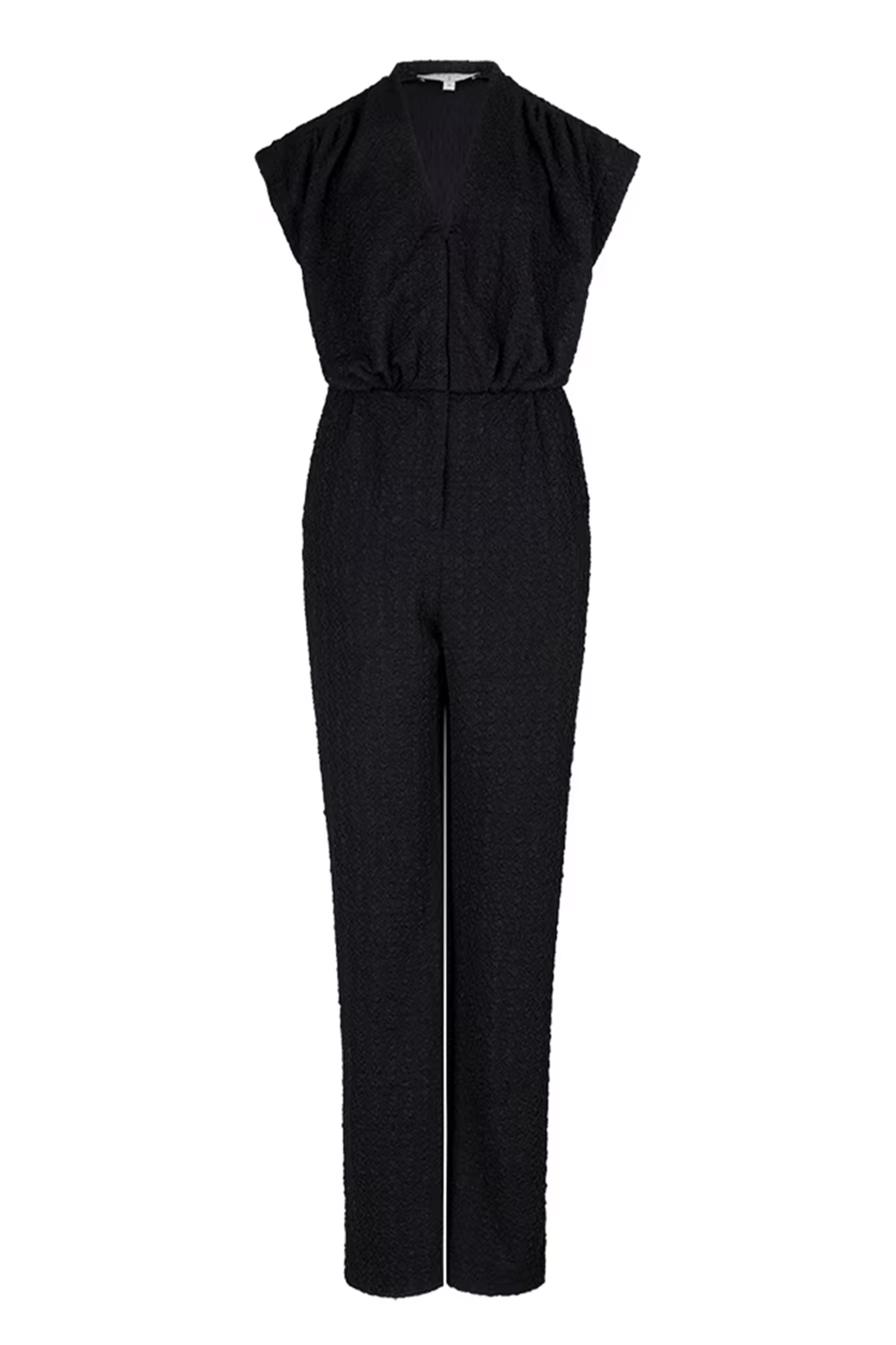 Dames jumpsuit/tuinbroek zwart