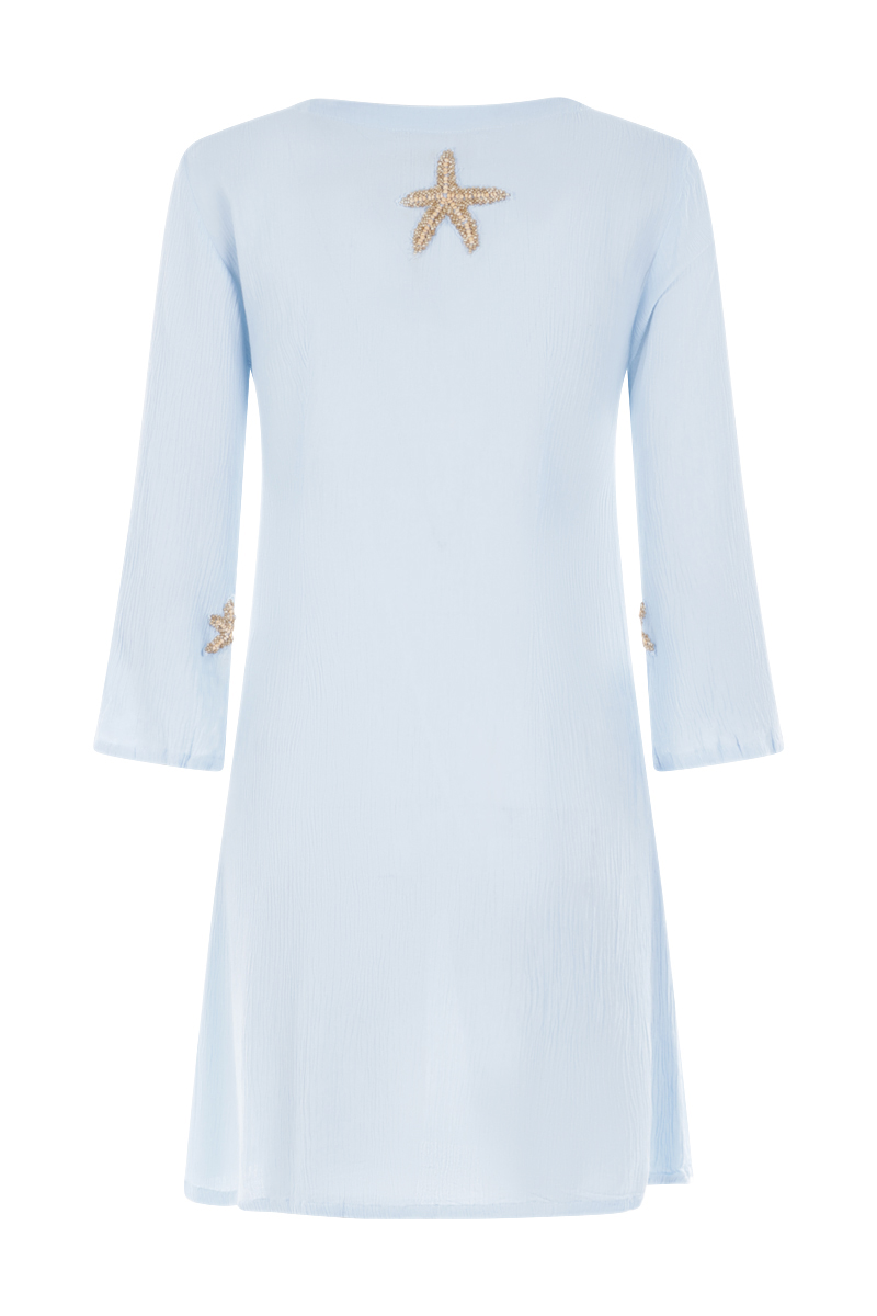 Dames jurk blauw