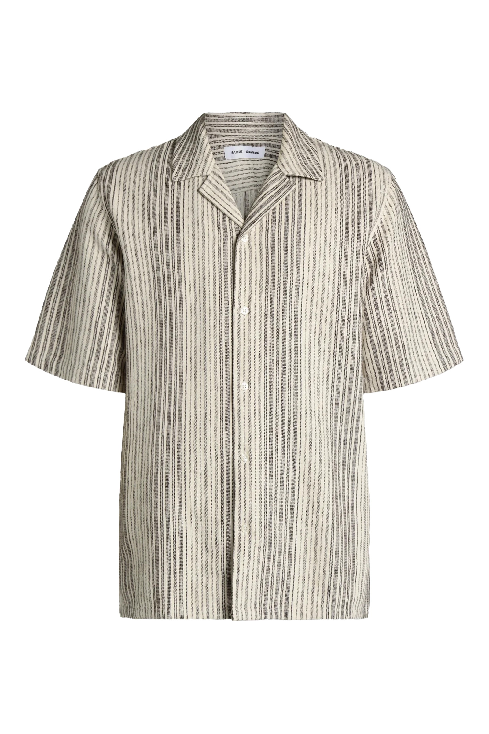 Heren overhemd km casual bruin