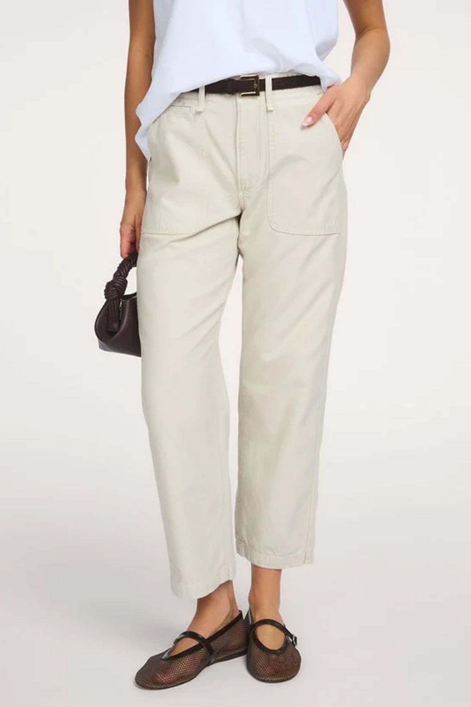 Dames broek bruin
