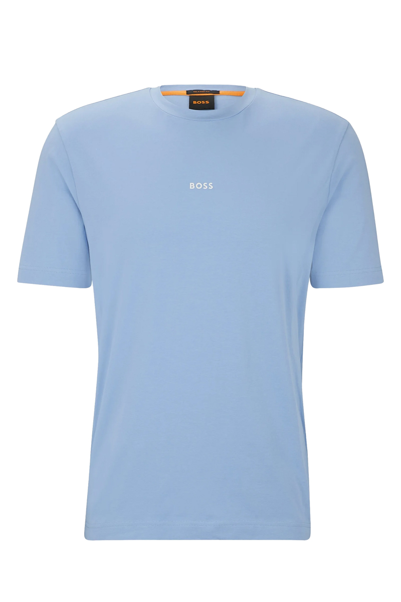 Heren t-shirt kortemouw blauw