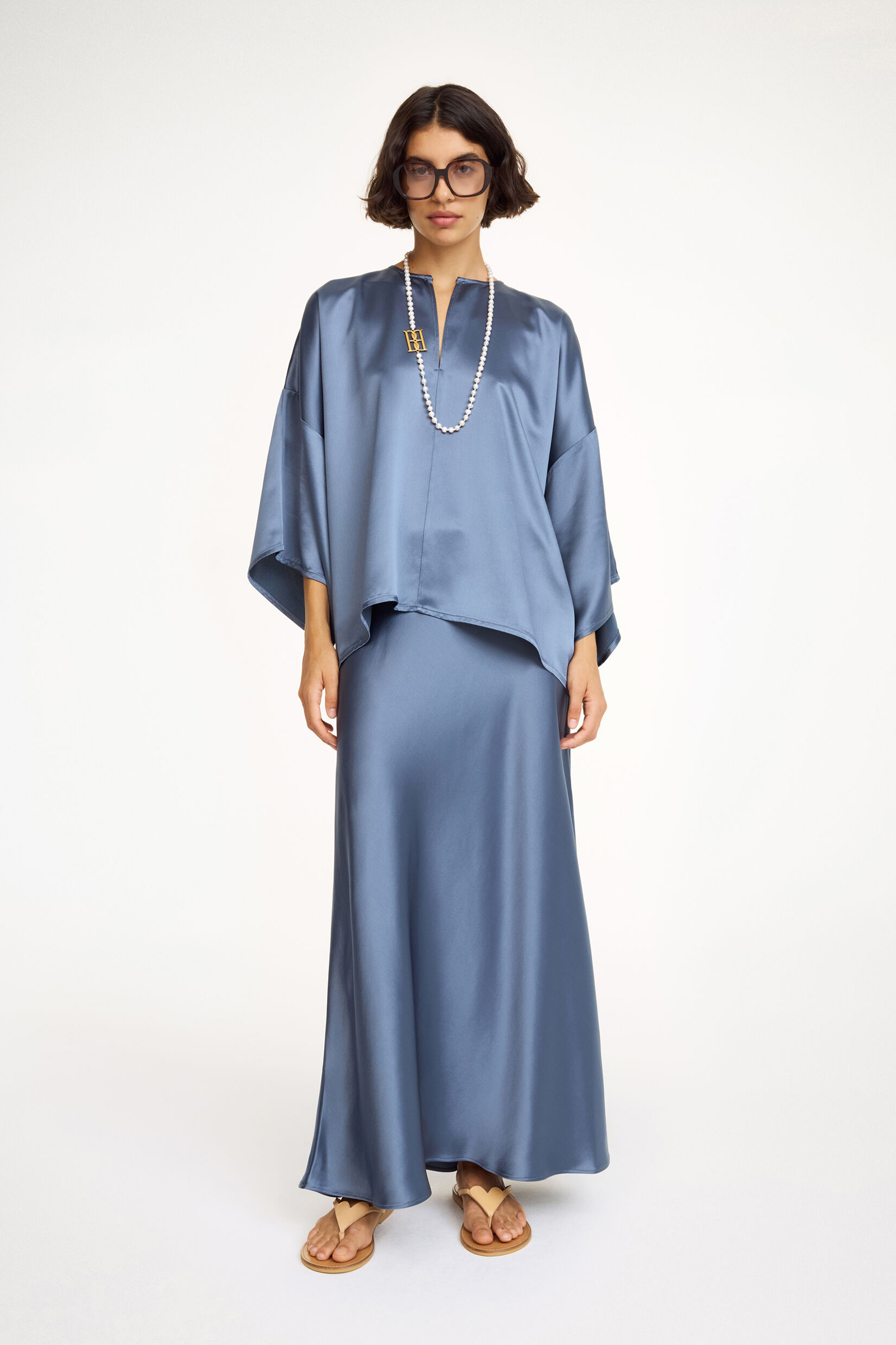 Dames rok blauw