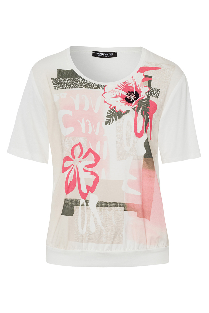 Frank Walder S33Top/TShirt Wit-1 1