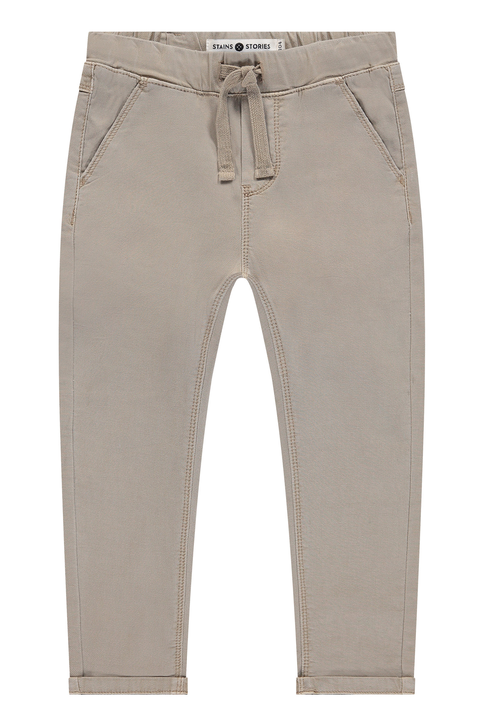 Stains and Stories Boys pants bruin/beige-1 1