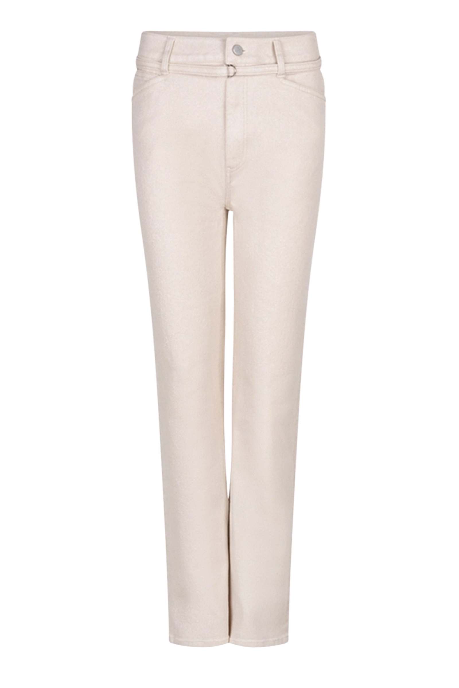 Dames broek ecru