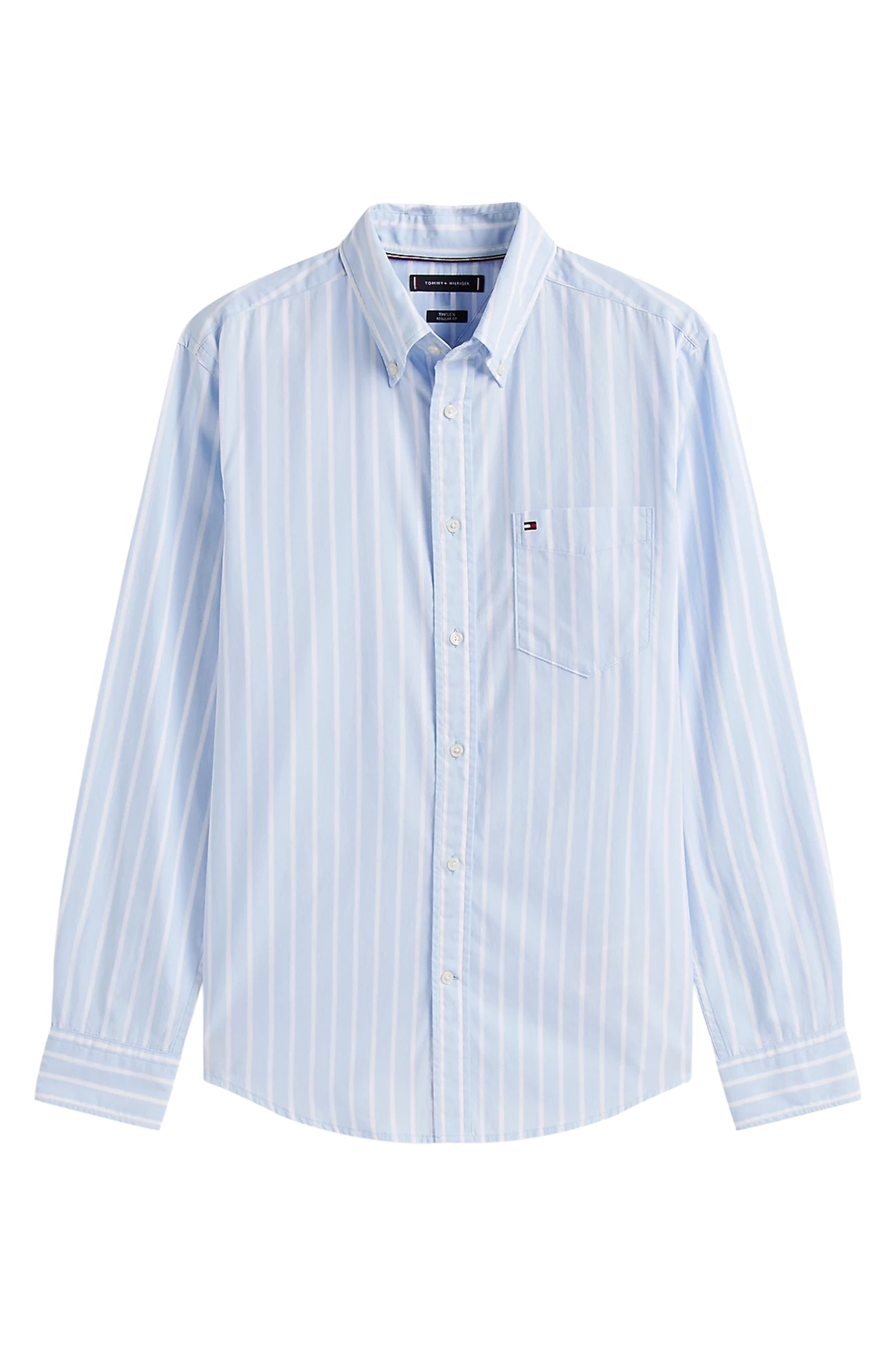 Heren overhemd lm casual blauw