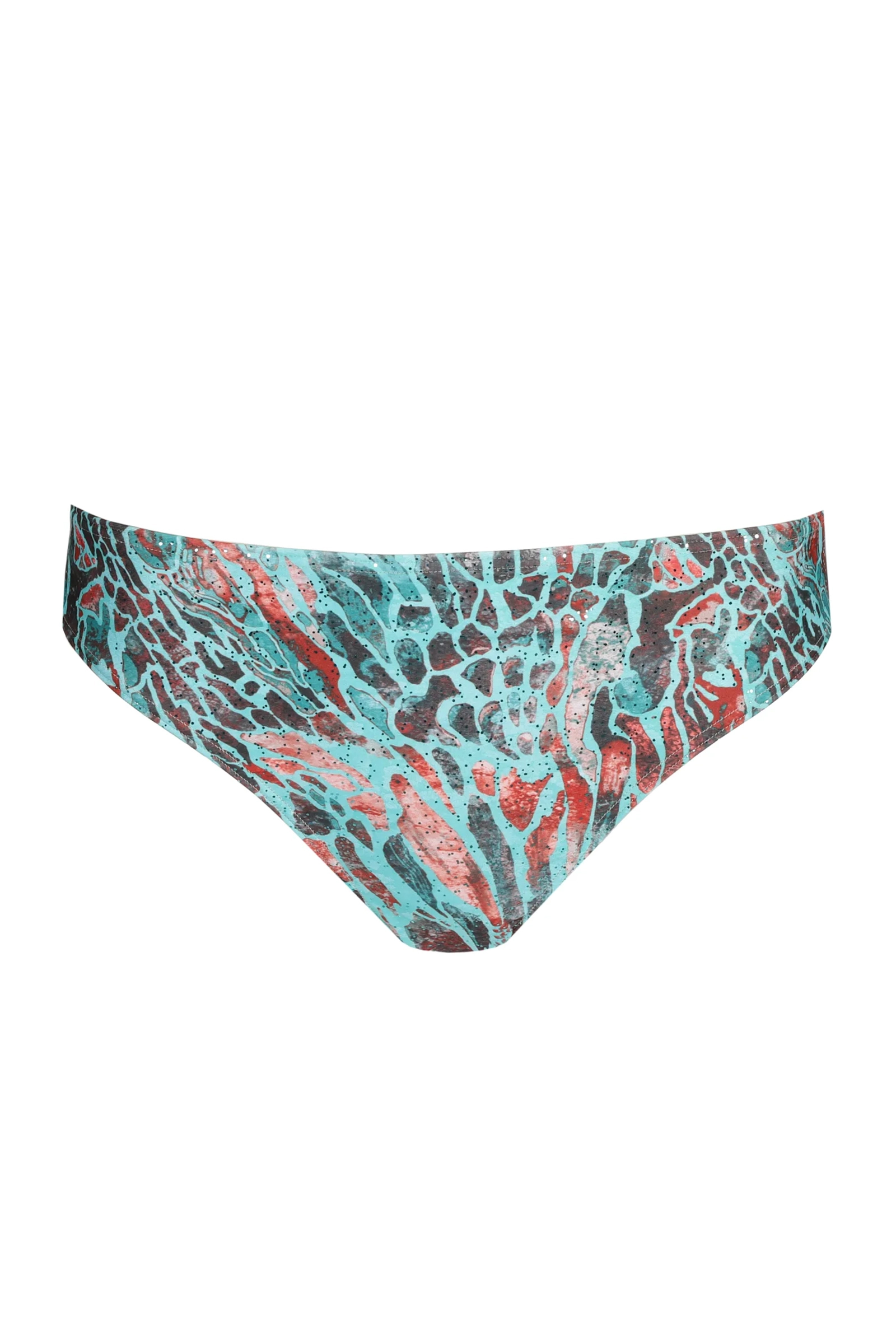Bad/beach dames bikini slip groen
