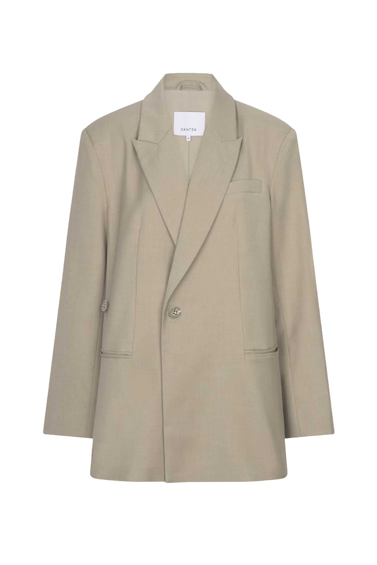 Dames blazer bruin
