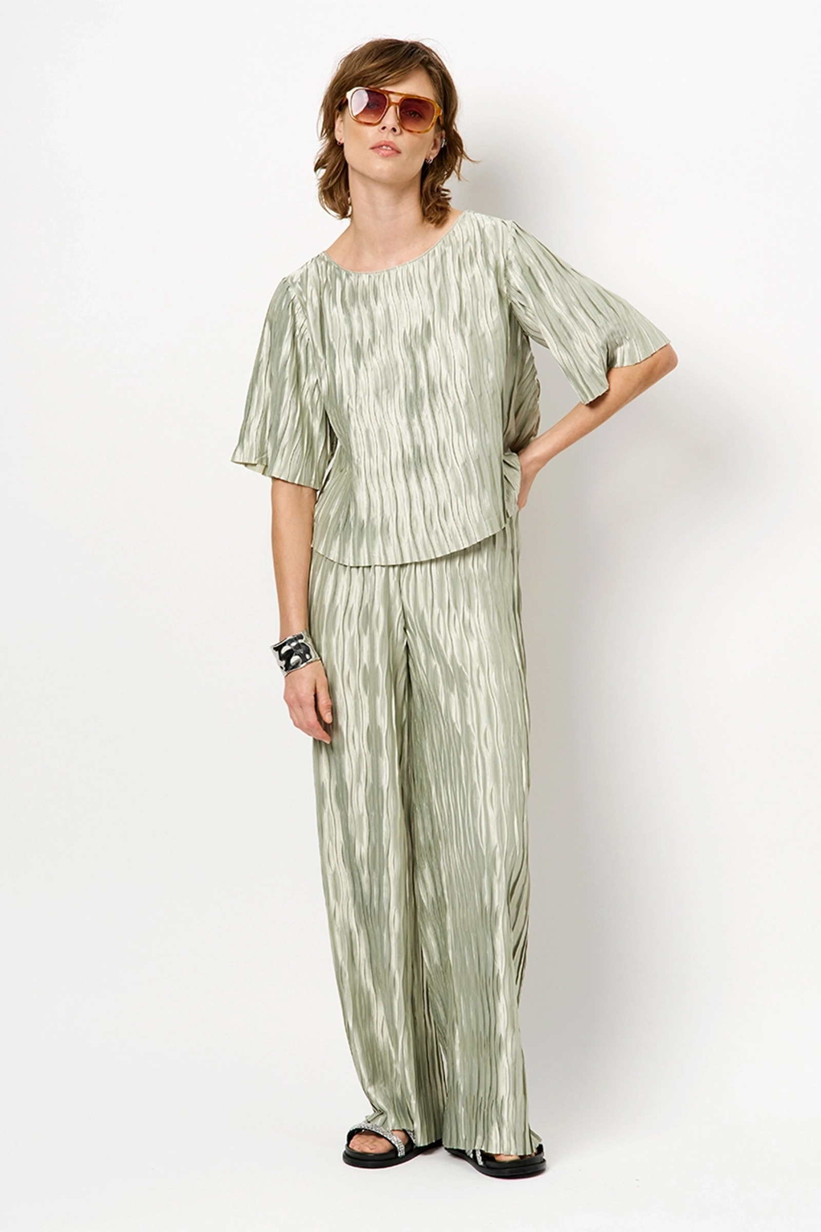 Dames broek groen