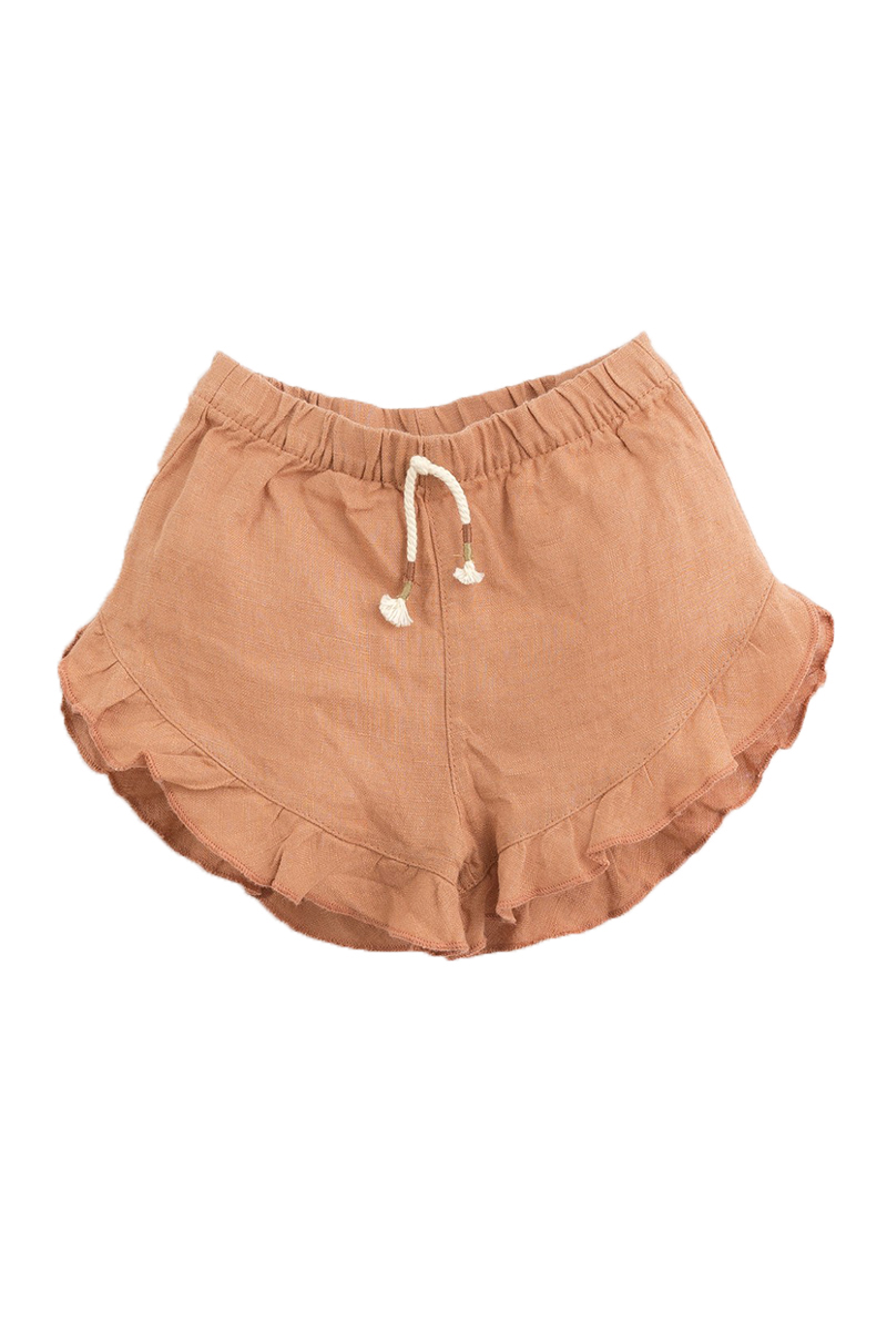 Play Up linen shorts Rood-1 1