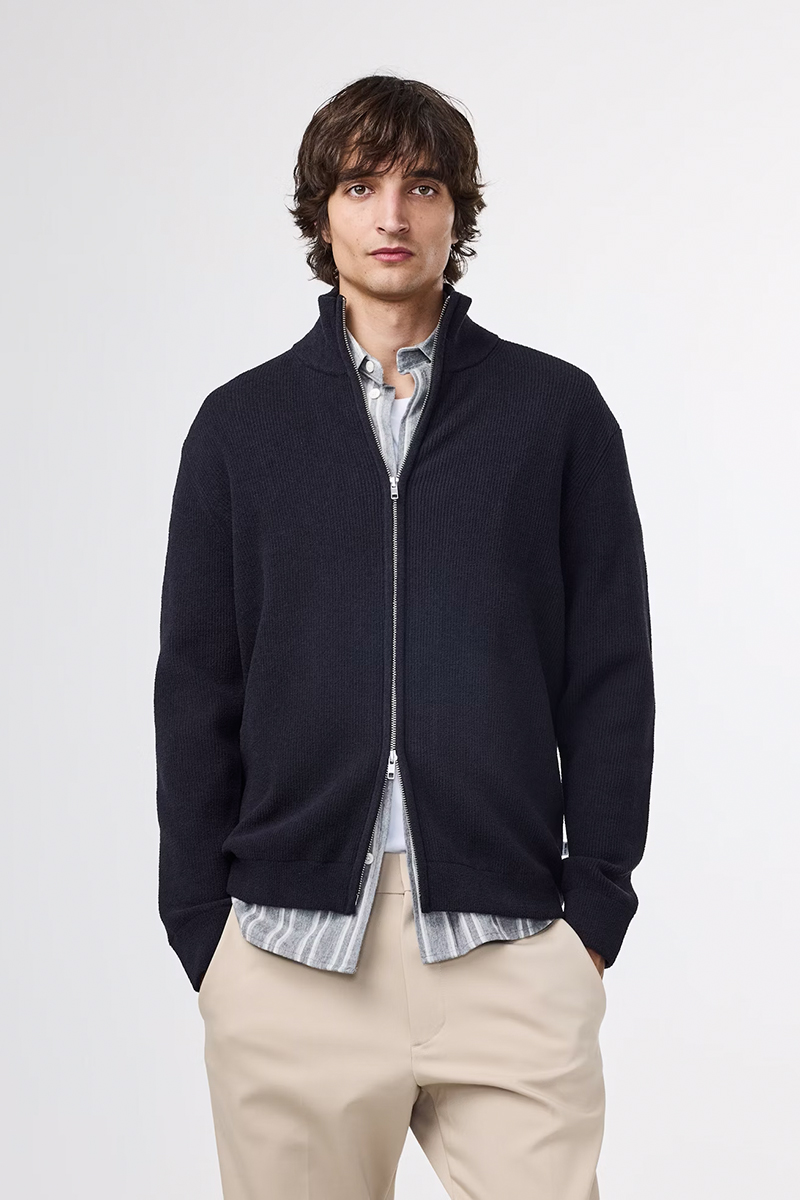 Heren vest zwart