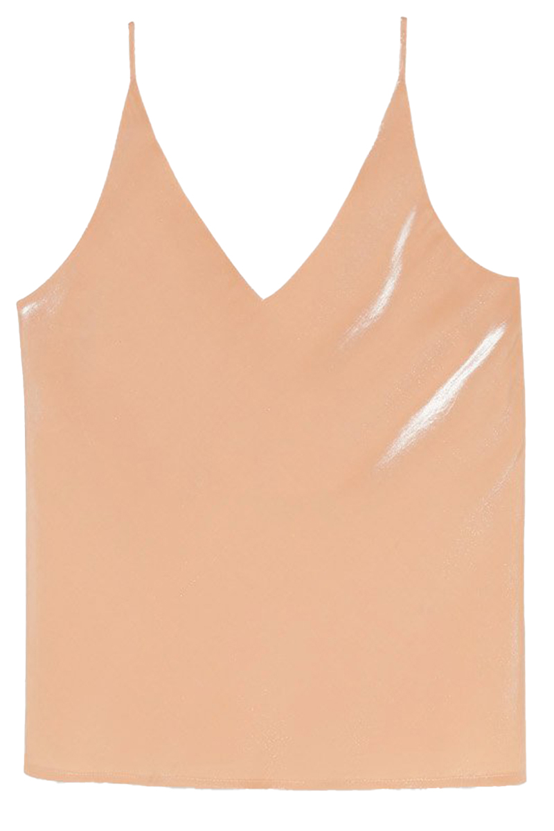 Dames top bruin