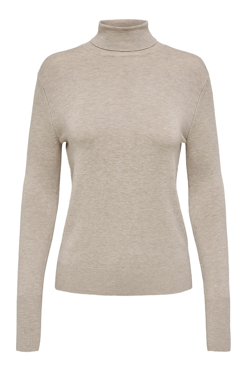 Only ONLVENICE LIFE LS ROLL PULLOVER KNT bruin/beige-1 1