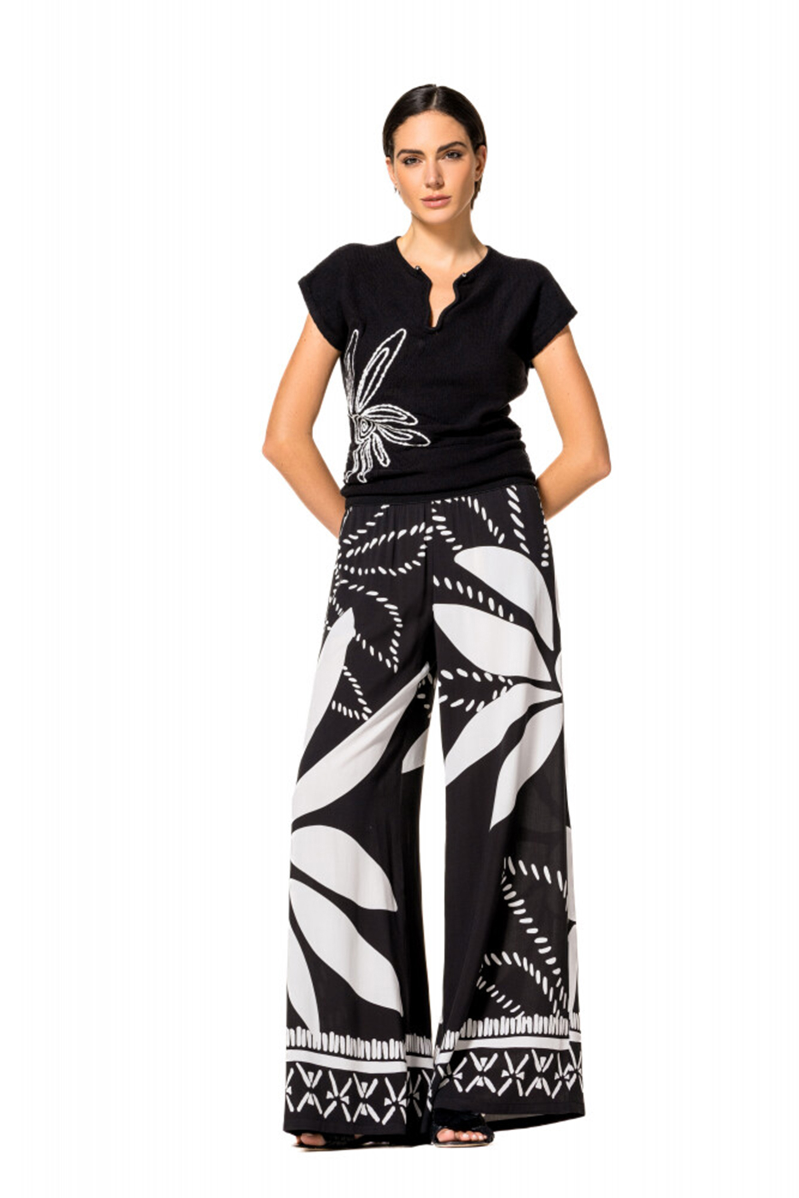 Dames broek zwart