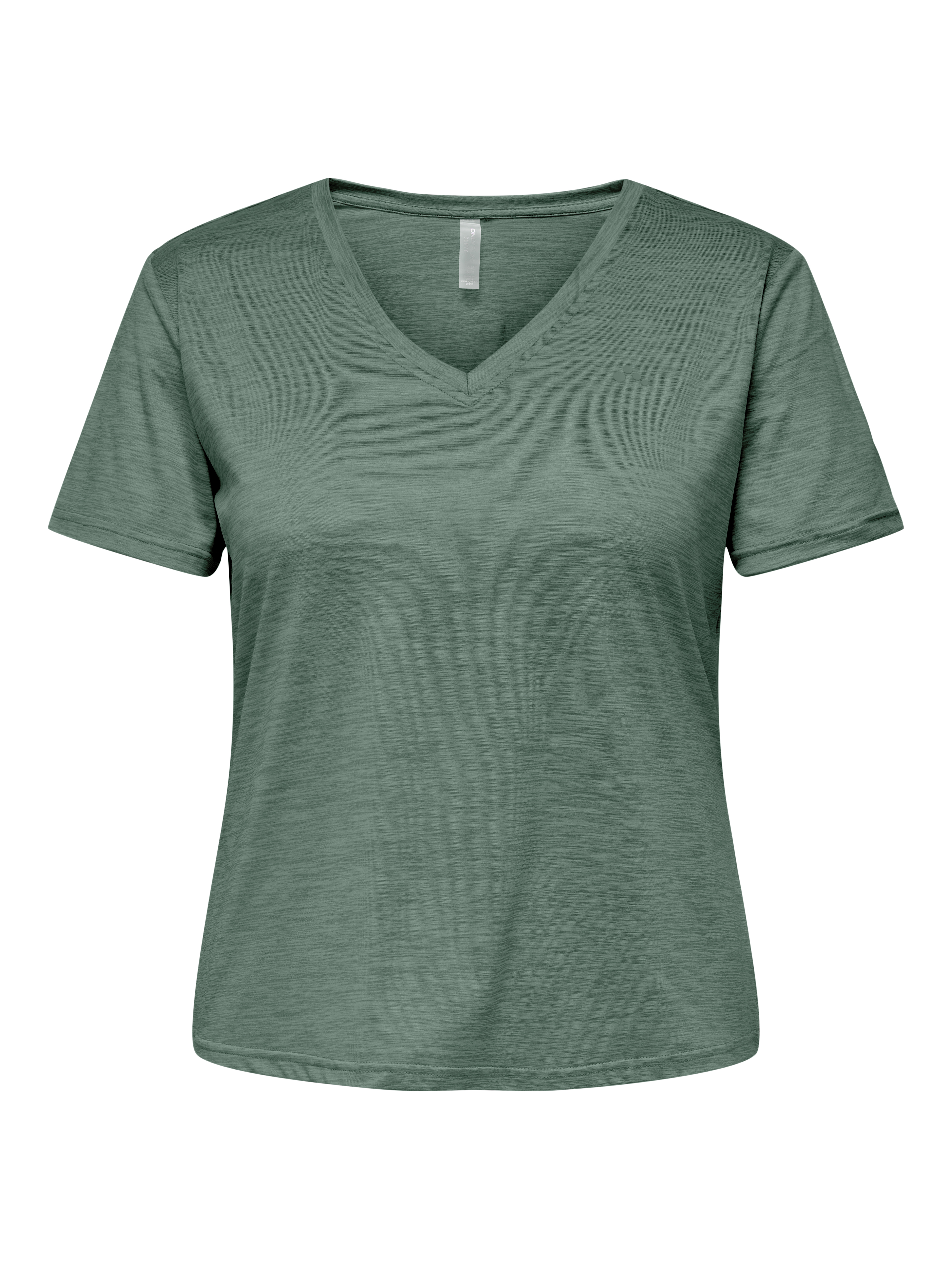 Fitness dames t-shirt km groen