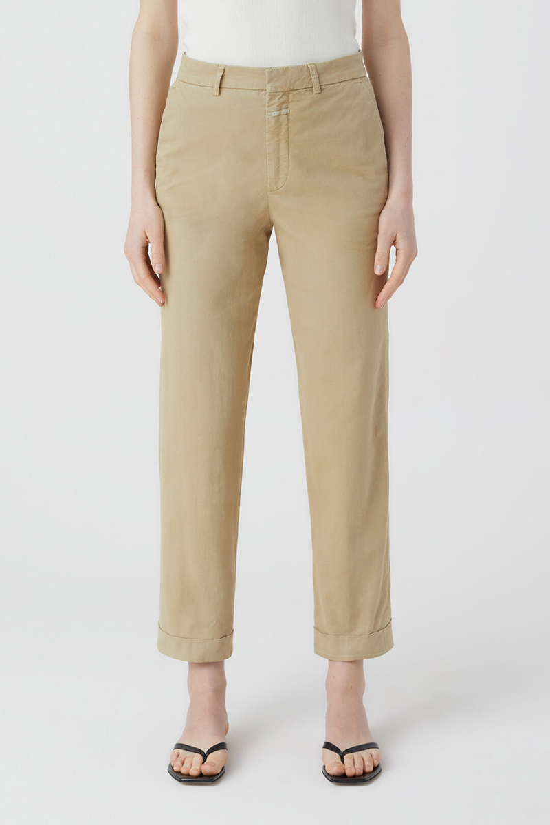 Dames broek bruin