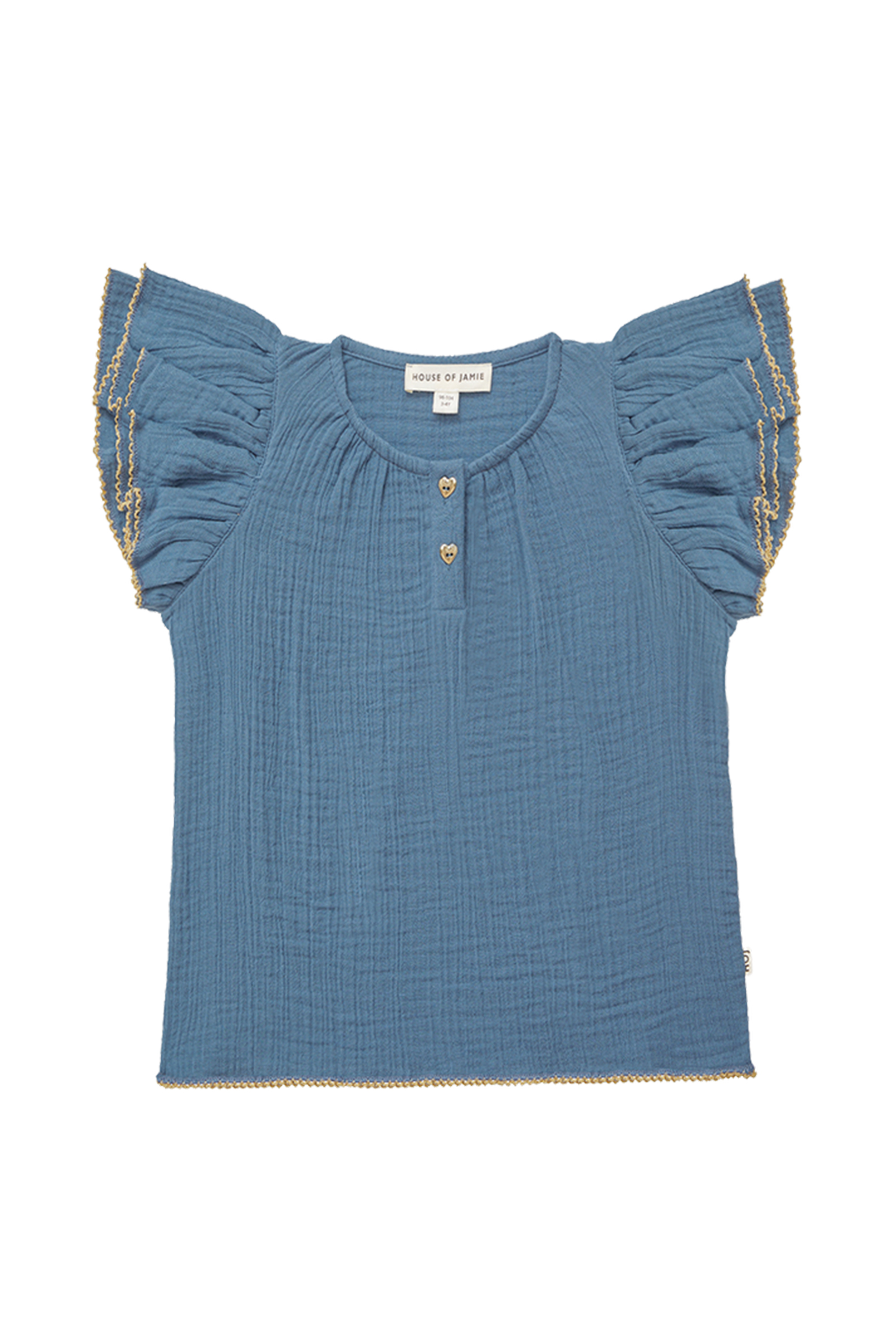 Meisjes top blauw