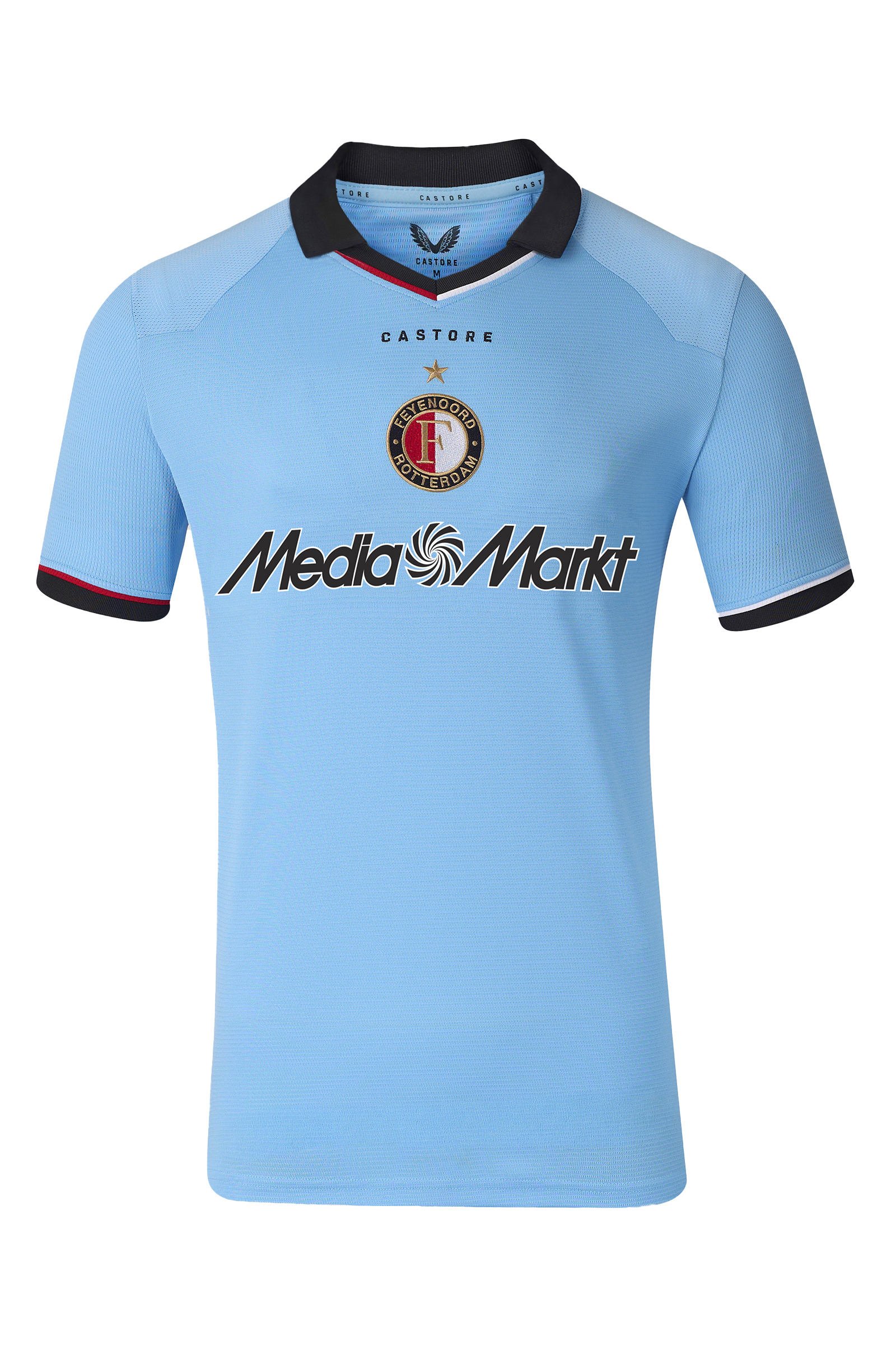 Voetbal jongens t-shirt km blauw
