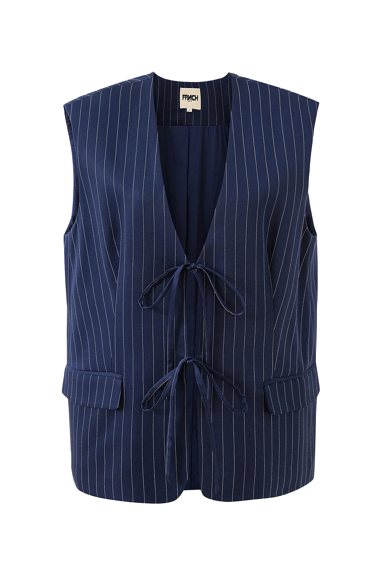 Dames gilet blauw