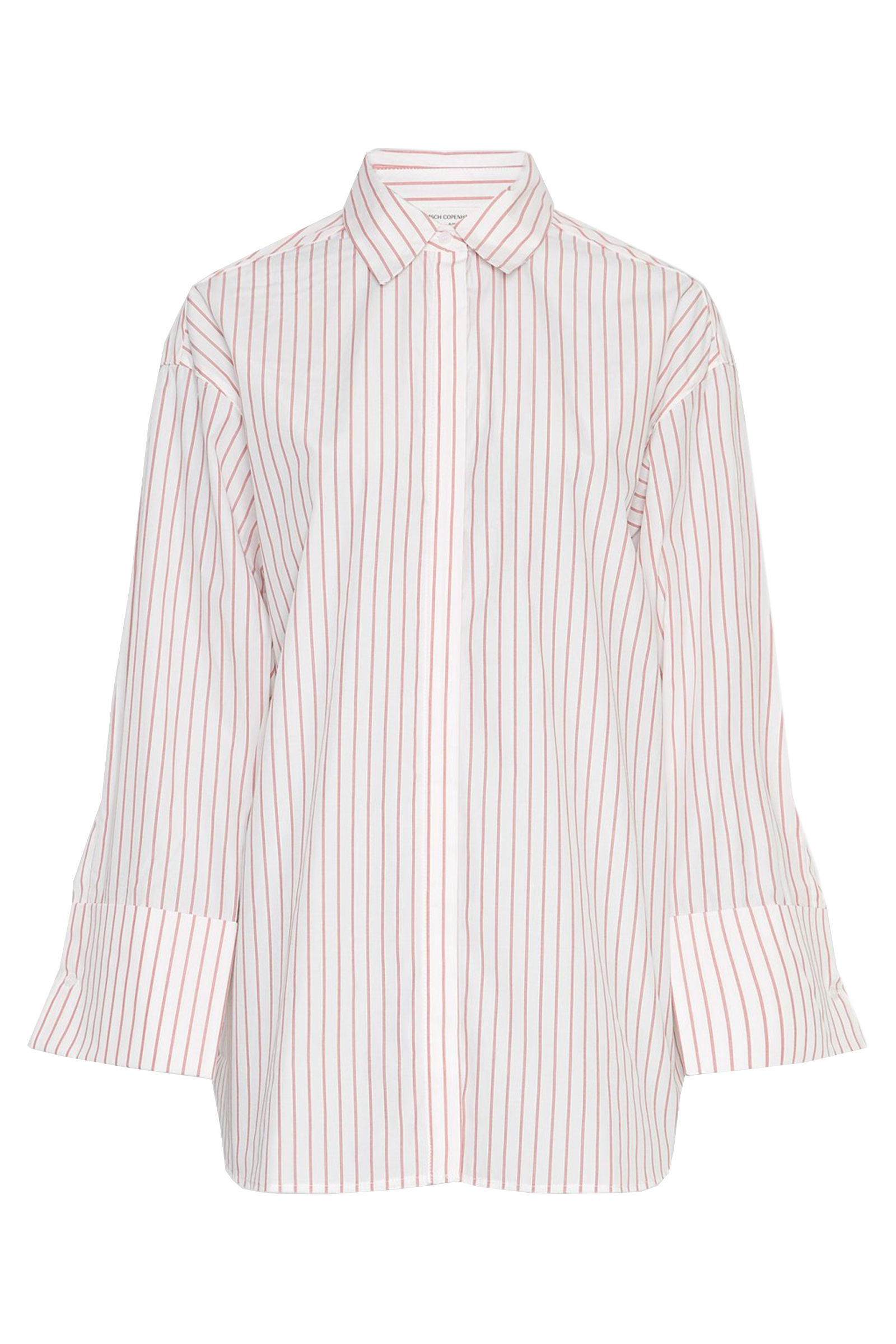 Dames blouse lange mouw rood