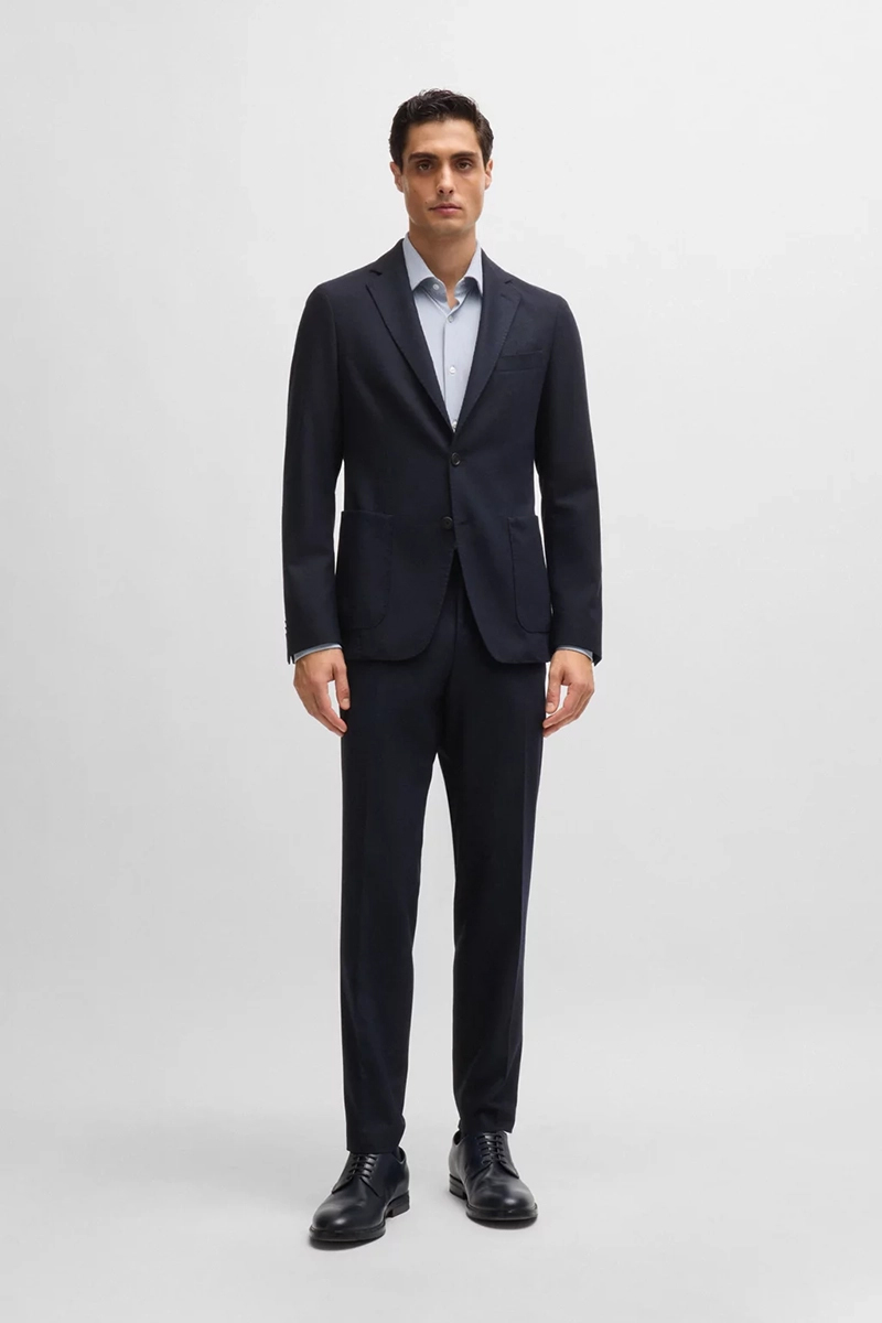 Heren broek blauw